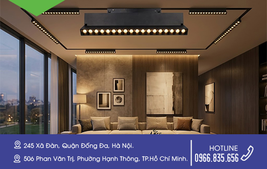 ứng dụng của đèn ray nam châm kingled